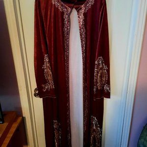 Women's Maroon & Gold Duster